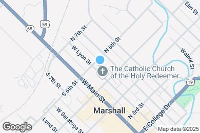 Map image of the property - 508 W Lyon St