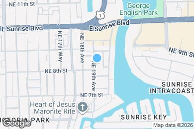 Map image of the property - 814 NE 19th Ave