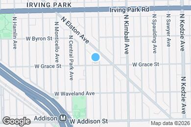 Map image of the property - 3502 W Grace St