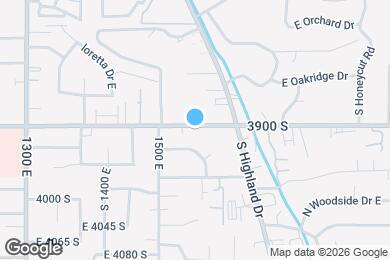 Map image of the property - 1562 E 3900 S