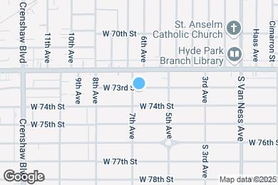 Map image of the property - 2722 W 73rd St