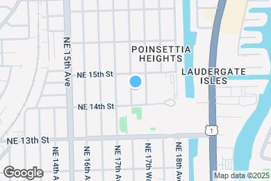Map image of the property - 1420 NE 17th Terrace