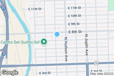 Map image of the property - 801 E 7th St