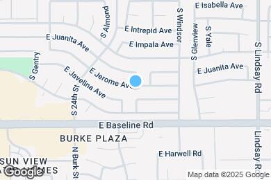 Map image of the property - 2449 E Jerome Ave