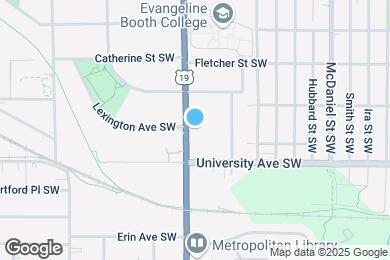 Map image of the property - 1158 Metropolitan Pky SW