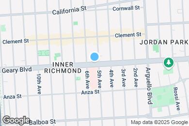 Map image of the property - 4130 Geary Blvd
