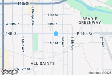 Map image of the property - 608 S 2nd Ave