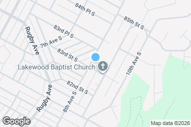Map image of the property - 8309 8th Ave S