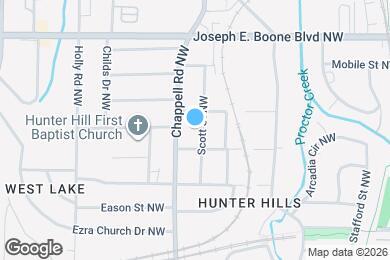 Map image of the property - 184 Scott St NW