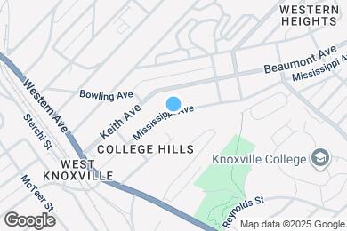 Map image of the property - 1910 Mississippi Ave