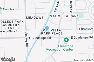 Map image of the property - 975 E Scott Ave