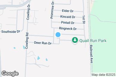 Map image of the property - 1405 Pochard Dr