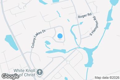 Map image of the property - 512 Colony Lakes Dr
