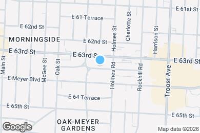 Map image of the property - 620 E 63rd Ter