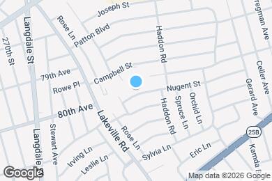 Map image of the property - 147 Nugent St