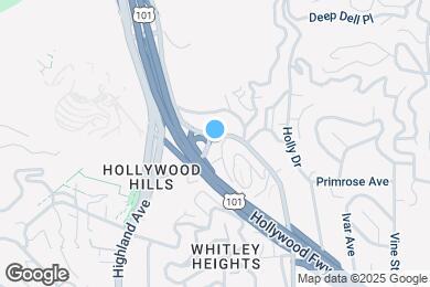Map image of the property - 2307 N Cahuenga Blvd