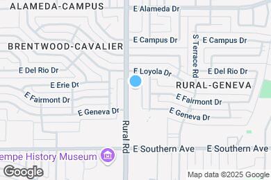 Map image of the property - 3031 S Rural Rd