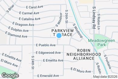 Map image of the property - 2551 E Diamond Cir