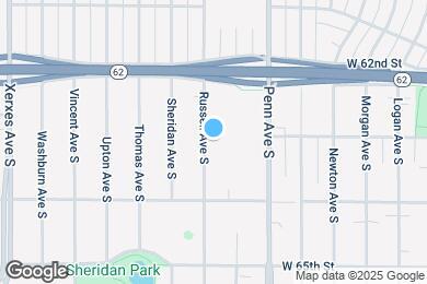 Map image of the property - 6301 Russell Ave S