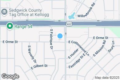 Map image of the property - 6330 E Orme St