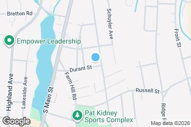 Map image of the property - 73 Durant St