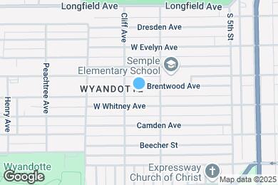 Map image of the property - 824 Brentwood Ave