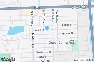 Map image of the property - 6650 Allen St