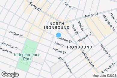 Map image of the property - 378 Lafayette St