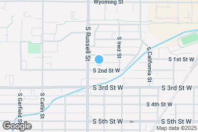 Map image of the property - 1402 S 2nd St W