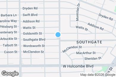 Map image of the property - 2304 Southgate Blvd