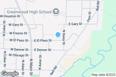Map image of the property - 526 E El Paso St