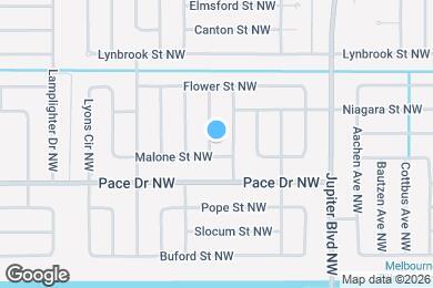 Map image of the property - 811 Hawaii Ave NW