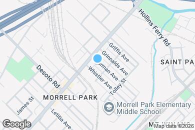 Map image of the property - 1910 Harman Ave
