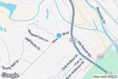 Map image of the property - 721 Riverhill Blvd