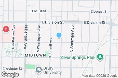 Map image of the property - 1409 N Clay Ave