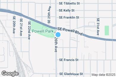 Map image of the property - 3562 SE 26th Ave