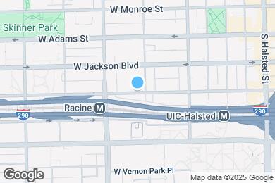 Map image of the property - 1102 W Van Buren St