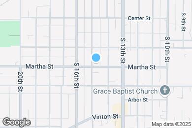Map image of the property - 1424 Martha St