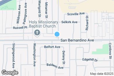 Map image of the property - 1133 San Bernardino Ave