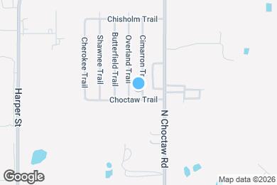 Map image of the property - 1705 Cimarron Trail