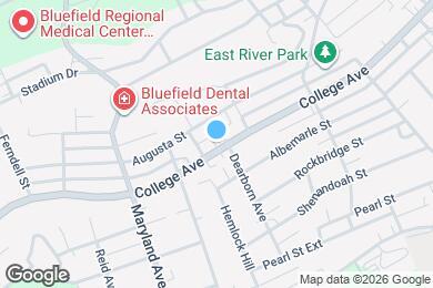 Map image of the property - 1004 College Ave