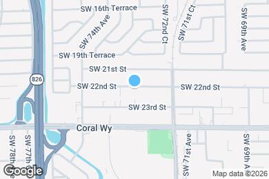 Map image of the property - 7314 SW 22nd St