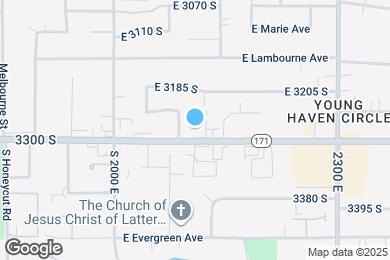Map image of the property - 2107 E 3300 S