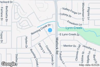Map image of the property - 709 W Lynn Creek Dr