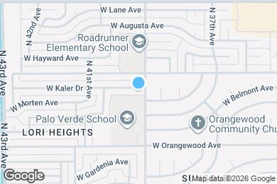Map image of the property - 3907 W Kaler Dr