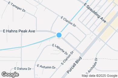 Map image of the property - 684 E Hahns Peak Ave