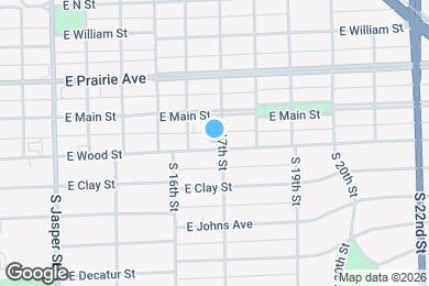Map image of the property - 1646 E Wood St