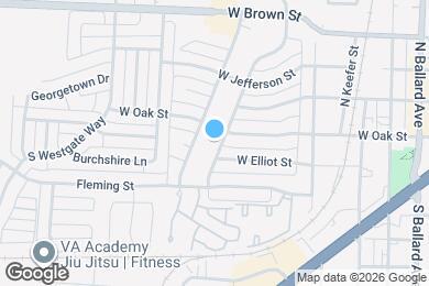 Map image of the property - 105 S Winding Oaks Dr