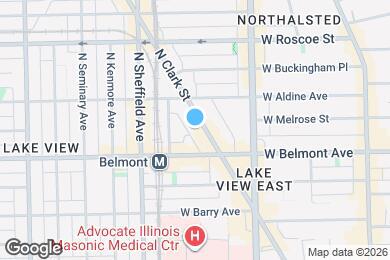 Map image of the property - 3238 N Clark St