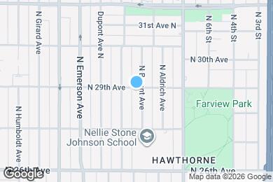 Map image of the property - 2827 N Bryant Ave